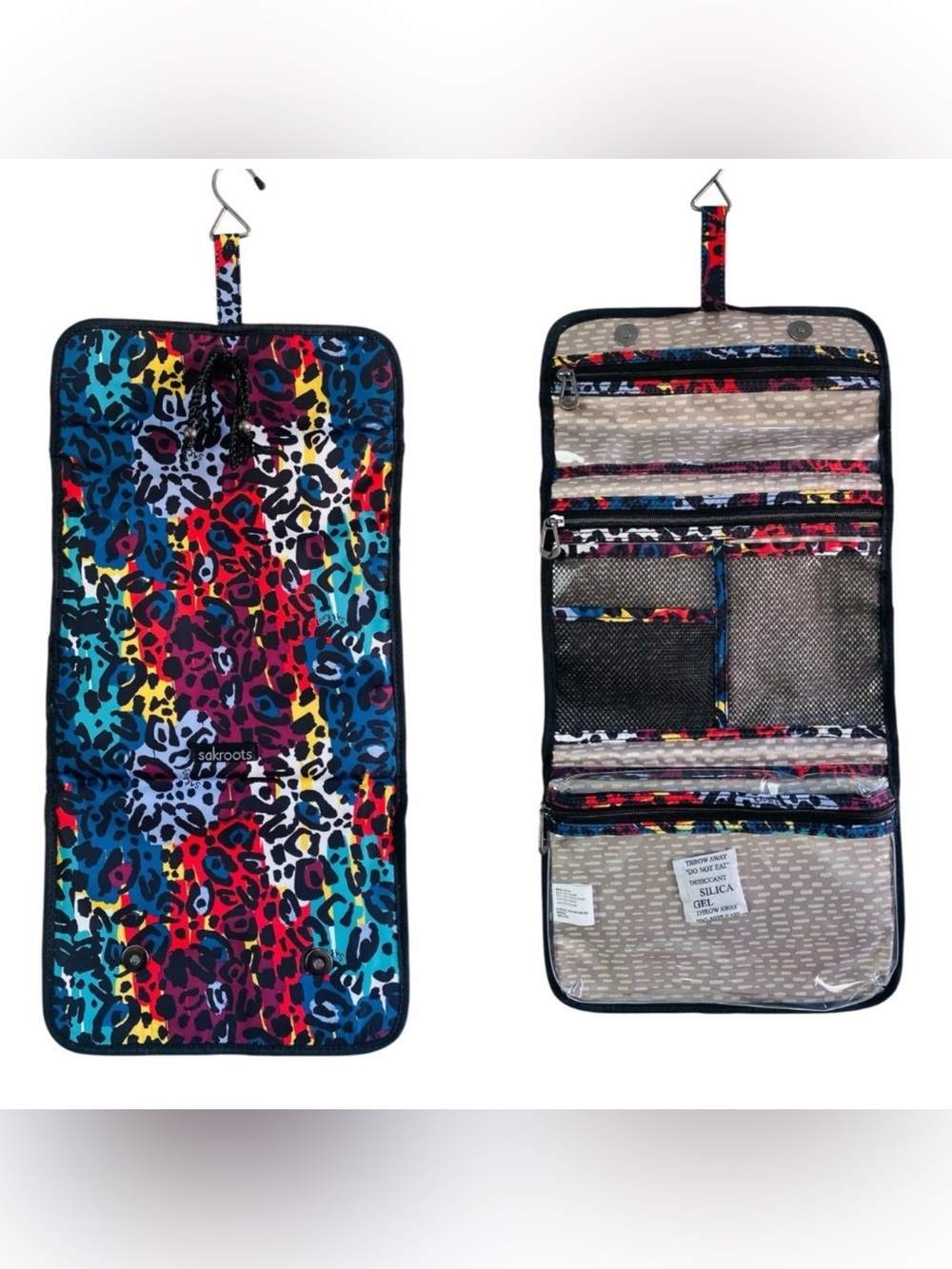 Sakroots Artist Circle Adventure Hanging Organizer Multicolor Spotted Pattern